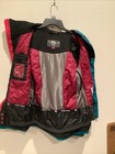 Women's Ride Snowboard Jacket Teal with pink Hoodie S — photo 3