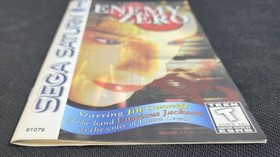 Enemy Zero (Sega Saturn, 1997) w/Manual, Inserts