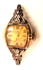 Vtg Boulevard IncVtg aboc Ladies 10K RGP 17 Jewel Manual Watch For Parts/Repair