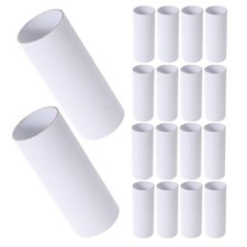 Durable White Craft Paper Tubes for DIY Painting Drawing Kids Party Bag Fillers