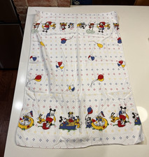 Disney Baby Receiving Blanket Mickey Donald Pluto Minnie Goofy Polka dots 38/24
