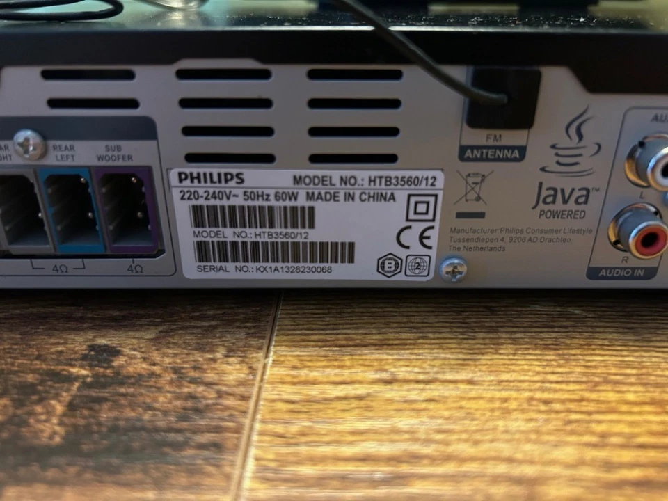 Philips HTB3560G/12 5.1 Heimkino-Systeme (CD und DVD) + Lan Zugang - Bild 2 von 4