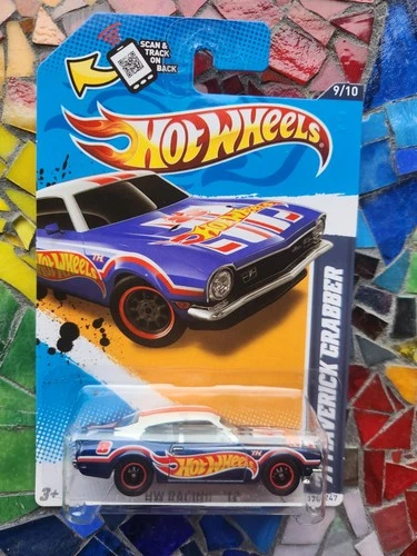 Hot Wheels Super Treasure Hunt 71 Maverick Grabber Blue Redline Real Riders