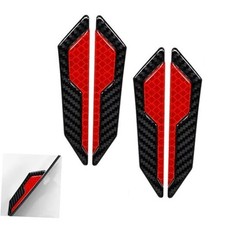 Car Door Edge Guard Stickers, 4.72" x 1.18" Car Door Safety 4 PCS Red