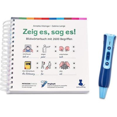 Anybook Starterset - Anybook Pro Audiostift & Bildwörterbuch ''Zeig es, sag es!''