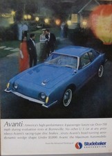 1963 Studebaker Avanti Ad 1963 Studebaker Avanti Ad