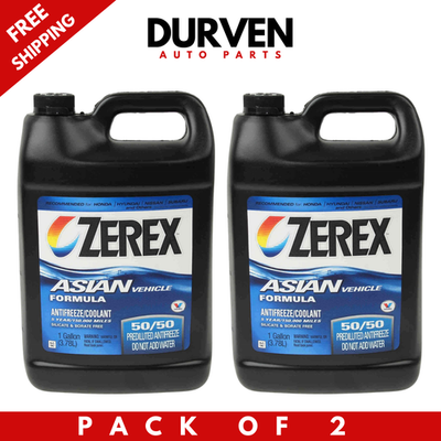 Zerex Blue Asian Vehicle Coolant 50/50 Pre-Mixed Antifreeze OEM 861398 2 Gallons | eBay Zerex Blue Asian Vehicle Coolant 50/50 Pre-Mixed Antifreeze OEM 861398 2 Gallons | eBay