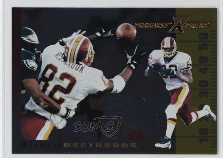 1997 Pinnacle X-Press Autumn Warriors Michael Westbrook #97 05k6