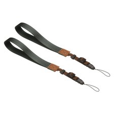 2pcs Camera Wrist Strap Gray Safety Adjustable Camera Hand Strap Lanyard