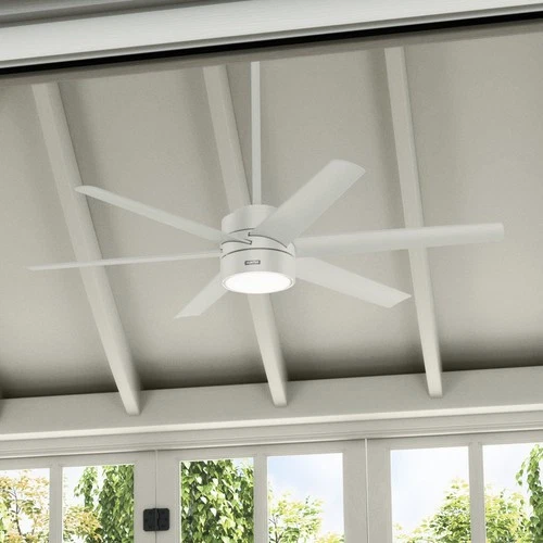 Hunter Fans - Solaria  - 6 Blade Outdoor Ceiling Fan with Light Kit In - Picture 4 of 4