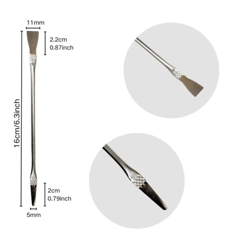 Dual-Head CPU IC Phone Repair Tools Stainless Steel Glue Remover Chip Notebook - Photo 4 sur 6