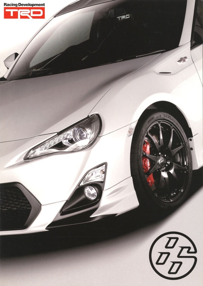 Catalog] 2012 Toyota 86 TRD parts brochure ZN6 Japanese | eBay