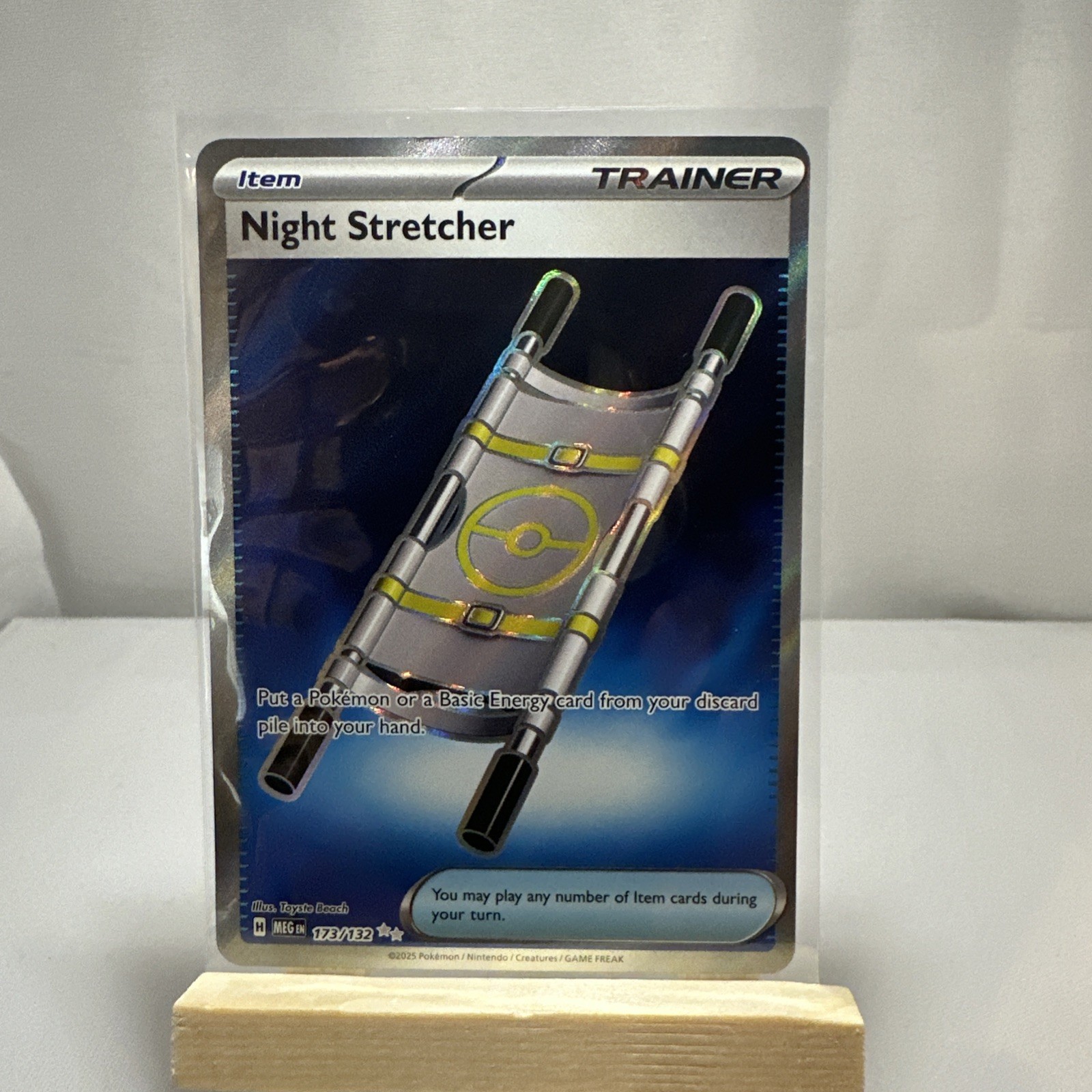 Night Stretcher 173/132 Ultra Rare Mega Evolution Pokemon NM/M