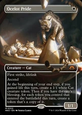 LP MTG Ocelot Pride - Borderless Light Play Modern Horizons 3 