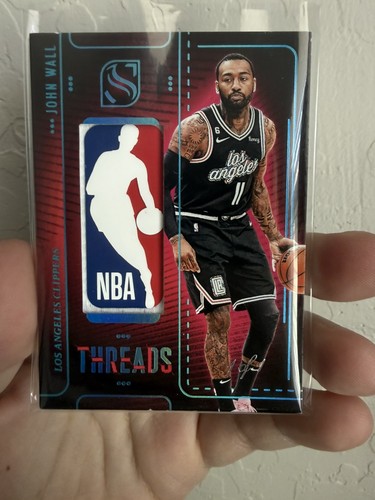 2024-2025 Panini Silhouette John Wall Game Used Logoman Patch 1/1 - Clippers 🔥