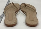 Santa Lolla Tan/Sparkly Thong Sandals sz 7B — photo 3