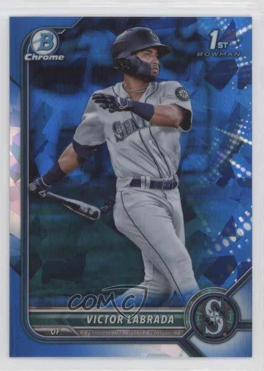 2022 Bowman Sapphire Edition Chrome Prospects Victor Labrada #BCP-150 n1u