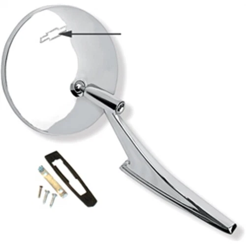 OER CM3005 Outside Rear View Door Mirror, Camaro/Nova/Chevelle/Camino