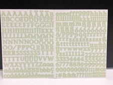 Creative Memories ABC/123 Stickers Scrapbook Mini Stickers, 2003 NEW 