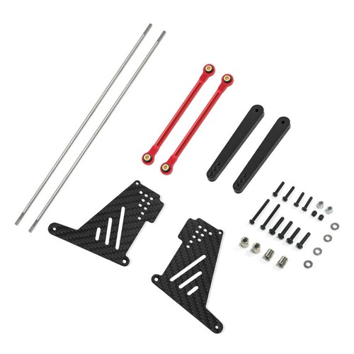 CARBON FIBER PLATE REAR SWAY BAR LINKS LOS234006 FOR LOSI 1/10 RC BAJA REY 2.0 - Picture 12 of 12