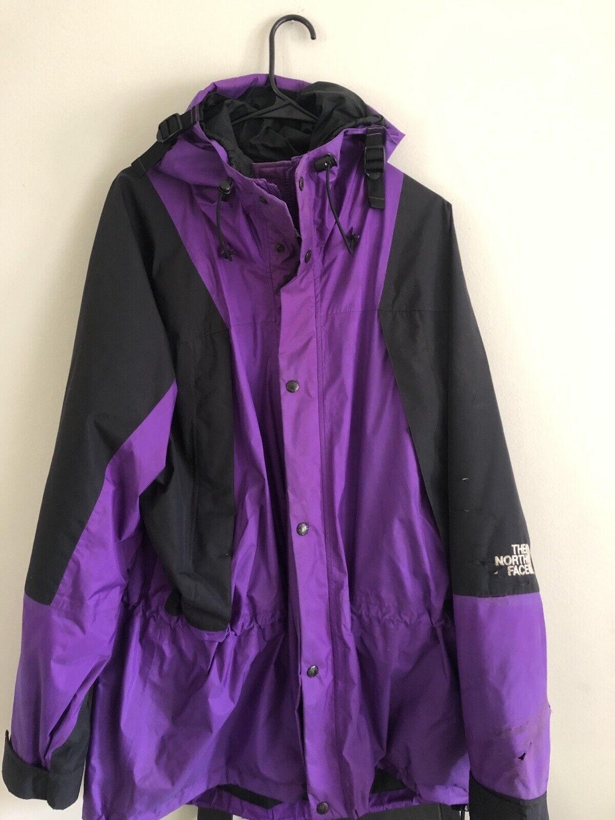 Vintage The North Face Gore-tex Mountain Light Jacket Purple and 