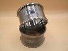 Birmingham 1965 Pair Of Sterling Silver Engine Turned Napkin Rings
