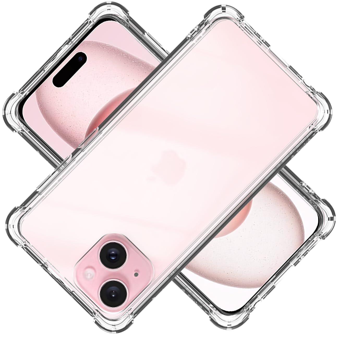 Compatible with iPhone 15 Case Clear Apple for iPhone 15 Cover TPU iPhone 1 270-image