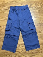 Cub Scout BSA Blue Uniform Pants Switchback Zip Off 2 Shorts Boy Girl 4 NWOT NEW