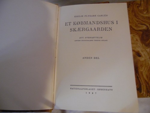 ET Kobmandshus Skaergaarden Forste Del 1927-28 by Emilie Flygare Carlen 1 2 3& 4 - Foto 9 di 12