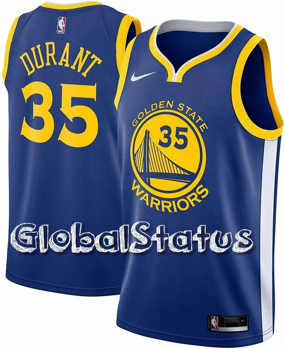 Authentic Nike Kevin Durant #35 Golden State Warriors NBA Jersey T-Shirt NEW