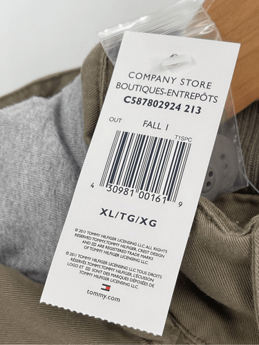 Tommy Hilfiger Jacket Coat Boys Girls Size XL 16/18 Khaki Tan Hooded - Picture 4 of 13