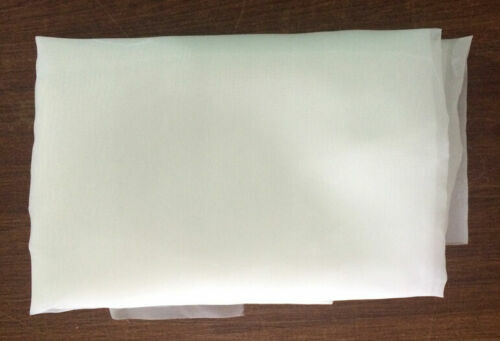 Silk Screen Printing Mesh Fabric - 120 Mesh (48T), White, 50" Wide X 3 Yards Long