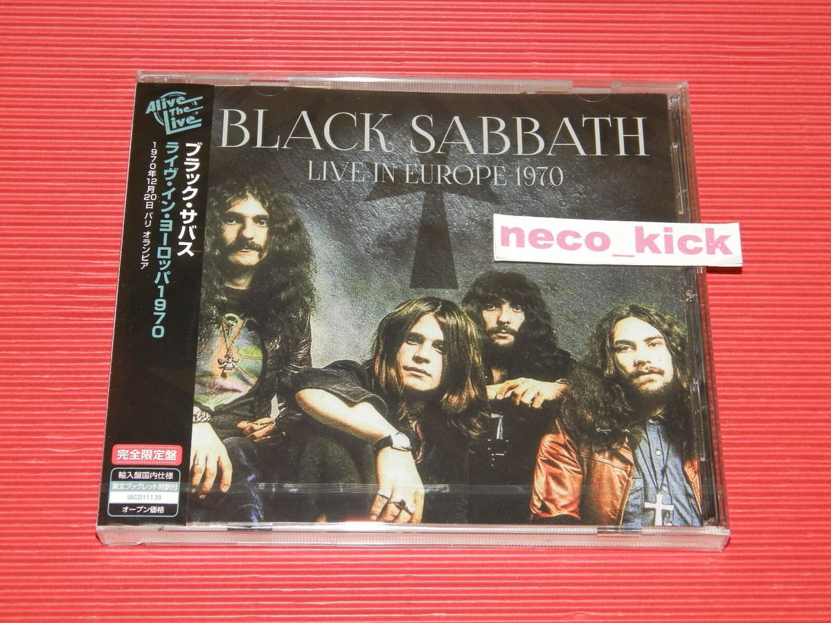 4BT BLACK SABBATH LIVE IN EUROPE 1970 JAPAN CD | eBay