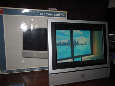 Trutech 15” thin TV LCD PLV1615T Retro Gaming TV Screen Tested