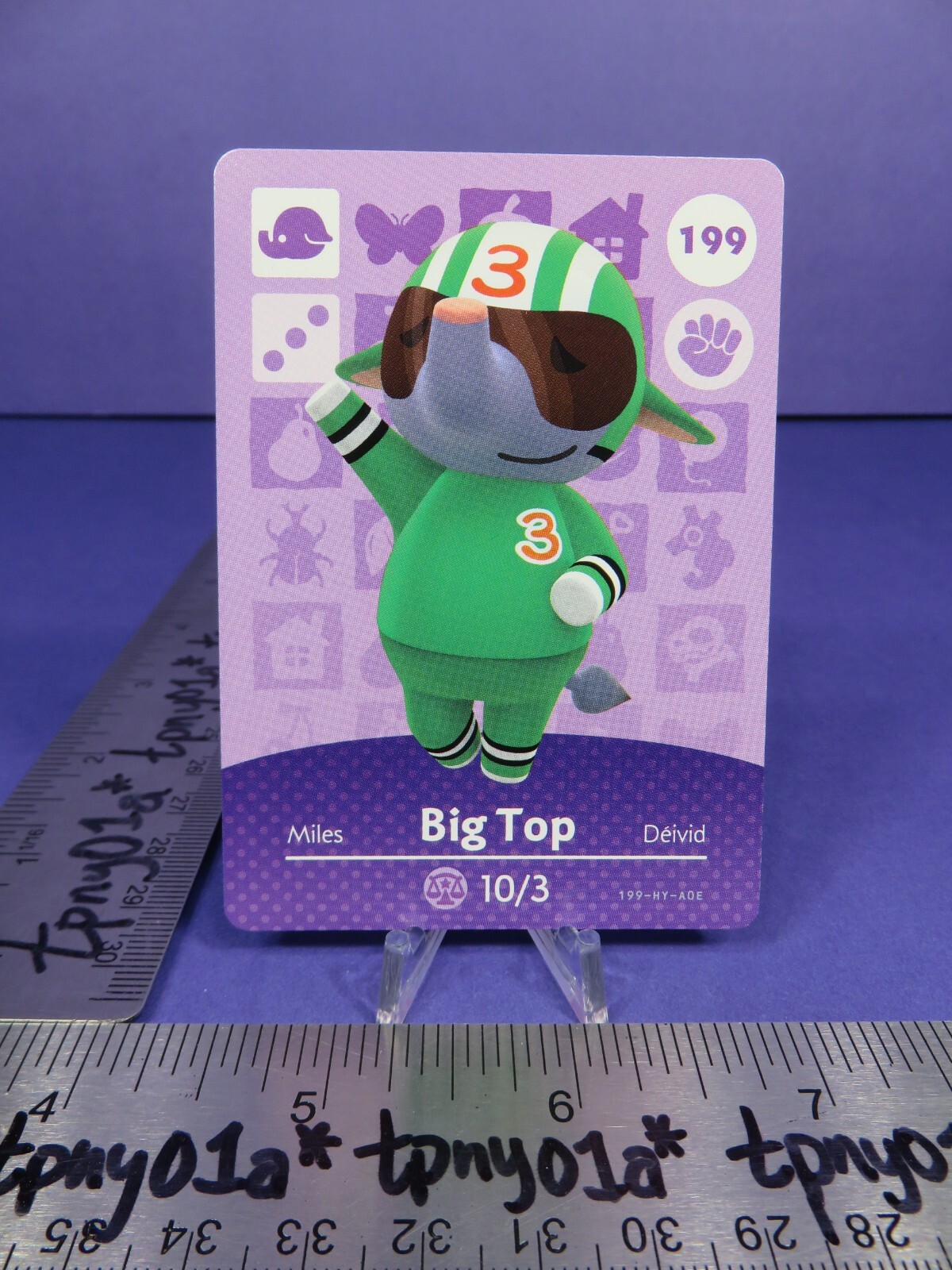 BIG TOP #199 Authentic US Pack Fresh Animal Crossing Series 2 Amiibo Card eSE