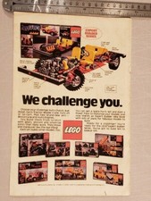 Lego We Challenge You Vintage Print Advertisement