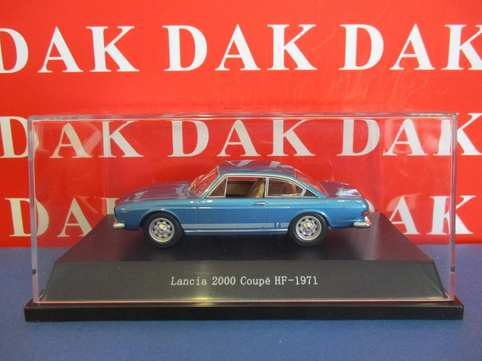 Die cast 1/43 Modellino Auto Lancia 2000 Coupe HF 1971 blue vincennes Starline - Immagine 4 di 4