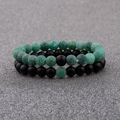 2 Pcs Couple His & Hers Distance Weave Women Men Bracelets Matching YinYang Gift - Picture 63 of 79
