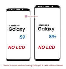 Front Outer touch Screen Glass replacement part for Samsung Galaxy S9 & S9 Plus