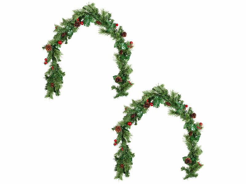 Guirlande de sapin 180 cm Brites pour decorer sans perdre d aiguilles sur le tapis