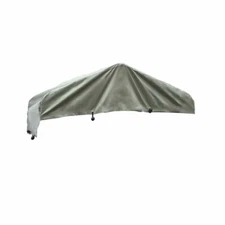 Gray Roof Cover for KennelMaster 4 ft. W x 8 ft. L x 6 ft. Dog Kennel.