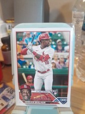 Topps 2023 Jordan Walker RC-344 Mint,gem,what a pro.