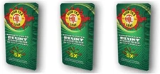 3 Pack High Tea Leaf Self Rolling Wraps Natural Green (5 Wraps/Pack)