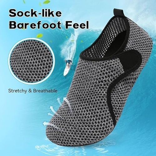 Barefoot Water Shoes for Women Men Beach Swim Aqua Socks Summer Quick-Dry Sandal - Picture 6 of 6