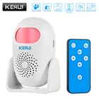 Wireless Infrared Motion Sensor 100dB Loud Alarm Anti-theft Detector with Remote