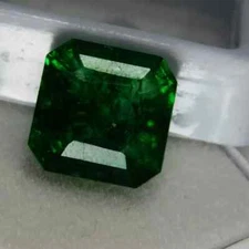 8 Ct Natural Certified Emerald Green Colombian Loose Gemstone Emerald Shape