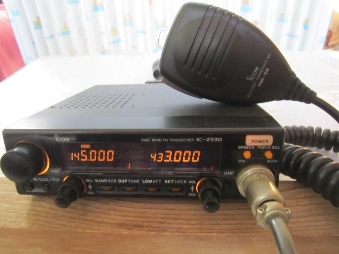 E◆ICOM　IC-2330　無線機　アイコム　1991年　モービル　通電確認済 ICOMのデュアルバンド無線機 IC-2330の修理 - TomのブログⅡ
