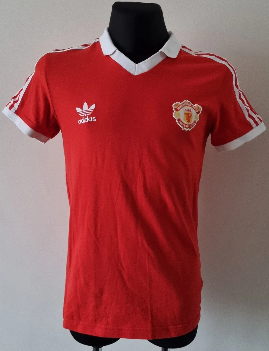 Manchester United 1980 - 1982 Home football reproduced shirt size Medium | eBay