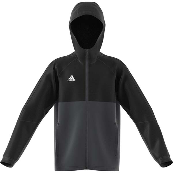 Adidas Tiro 17 Rain Jacket Black/Dark Grey/White Soccer | eBay