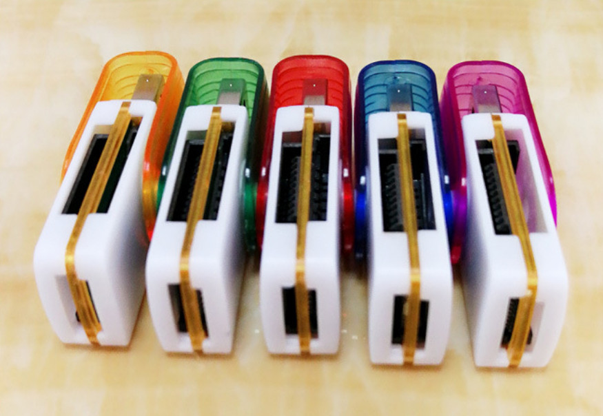 10pcs Multifunctional 4 in 1 card reader high speed SD/MS/TF/M2 card reader
